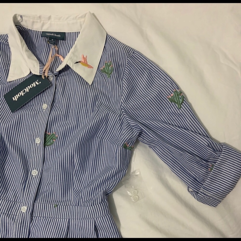 ModCloth Broadcast Coordinator Shirt Dress